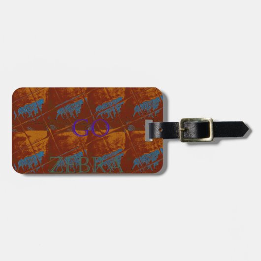 セイハﾞンナ  サファリ  行こう ゾウ  ハクナマタタ だ ラゲッジタグ (正面横)