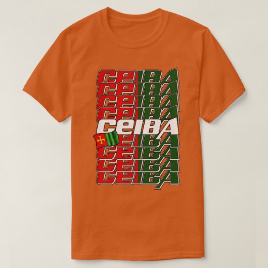 セイバカスケード テキスト 1 Tシャツ (デザイン正面)