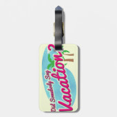セイバケーションレトロアートおもしろいノスタルジア ラゲッジタグ (裏面縦)