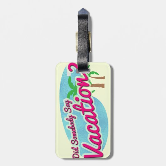 セイバケーションレトロアートおもしろいノスタルジア ラゲッジタグ (裏面縦)