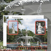 セイバンナ・フォーサイス・フォンタン公園　ジョージア州　写真 ポストカード