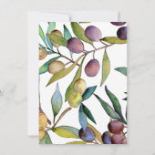 セイボリーオリーブTuscan水色保存日 招待状 (裏面)