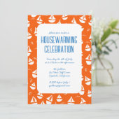 セイボーツカワイイビーチ航海の引っ越し祝いパーティーパーティー 招待状 (スタンド正面)