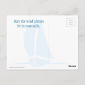 セイボートアットシーファインアートウォーター絵画カラー ポストカード (裏面)