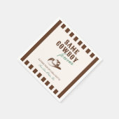 セイムカウボーイフォーエバーバチェロレッテ週末 スタンダードカクテルナプキン (角)