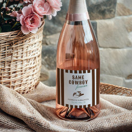 セイムカウボーイフォーエバーバチェロレッテ週末 スパークリングワインラベル