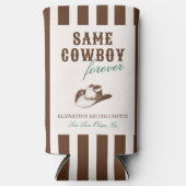 セイムカウボーイフォーエバーバチェロレッテ週末 スリム缶クーラー (正面)