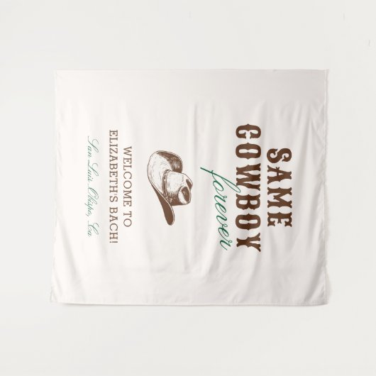 セイムカウボーイフォーエバーバチェロレッテ週末 タペストリー (正面(横))