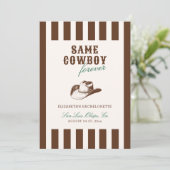 セイムカウボーイフォーエバーバチェロレッテ週末 招待状 (スタンド正面)