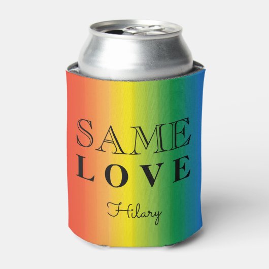 セイムラブレインボーグラデーションプライドサマーパーティー 缶クーラー (缶正面)
