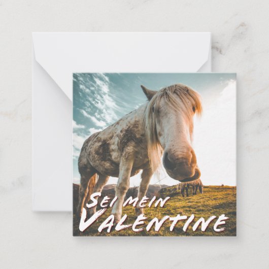 セイメインバレンティンミットシャウエンデンプフェルド ノートカード (正面)