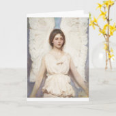 セイヤーの天使のグリーティングカード カード (黄色い花)