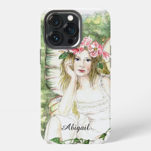 セイヨウヒルガオの妖精 iPhone カー iPhoneケース (裏面)