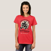 セイラムの魔女、マサチューセッツ州のMoonbrew Apothecary Tシャツ (正面フル)