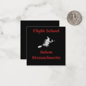 セイラム飛行学校 ハロウィーン魔女衣装 ギフト ノートカード (正面/裏面インサイチュ)