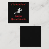 セイラム飛行学校 ハロウィーン魔女衣装 ギフト ノートカード (正面/裏面)