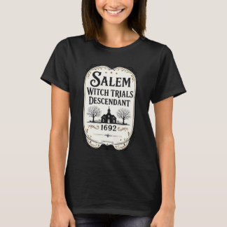 セイラム魔女裁判の末裔遺産Tシャツ Tシャツ