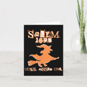 セイラム魔女裁判 1692年 残念、ハロウィンを逃した カード (正面)