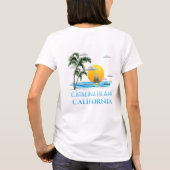 セイリングカタリーナアイランドカリフォルニア帆船 Tシャツ (裏面)