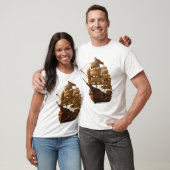 セイルといかりTシャツ – Naviging Life's Journe Tシャツ (ユニセックス)