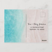 セイルウェディングRSVPの設定 ポストカード (裏面)