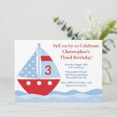 セイルオンバイ&祝誕生日招待状 招待状 (スタンド正面)
