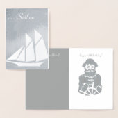 セイルオン65誕生日フォイルカード 箔カード (ディスプレー)