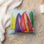 セイルカラフルズ航海の枕 クッション (ブランケット)