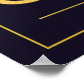 セイルザコズミックスカイズ – レトロ宇宙飛行船 ポスター (角)