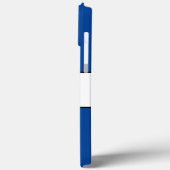 セイルスポー航海のティはっきりした深いブルーホワイトストライプ Case-Mate iPhoneケース (裏面 / 左)