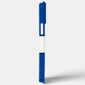 セイルスポー航海のティはっきりした深いブルーホワイトストライプ Case-Mate iPhoneケース (裏面 / 右)