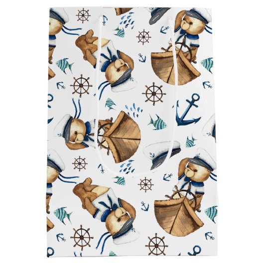 セイルテ遠くにディベアミディアム抱き枕 ミディアムペーパーバッグ (裏面)