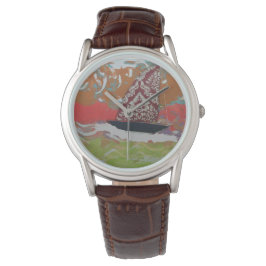 セイルパターン（の模様が）ある 腕時計