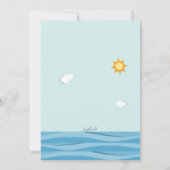 セイルボーツスリー招待状 招待状 (裏面)