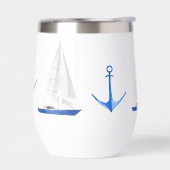 セイルボートとブルーいかり航海のワクールイン (左面)