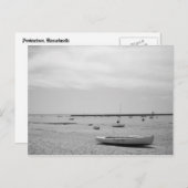 セイルボートオンプロヴィンスタウンビーチ ポストカード (正面/裏面)