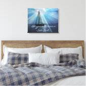 セイルボートキャンバスラップ キャンバスプリント (インサイチュ (寝室))