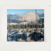 セイルボートハーバー//ディロンコロラド湖 タペストリー (正面(横))