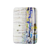 セイルボートマリーナアートバスマットラグ バスマット (正面縦)