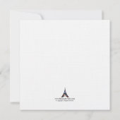 セイルボート誕生日招待状スクエア 招待状 (裏面)