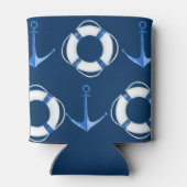 セイルライフ遠くにリングや輪およびいかりライフセーバー 缶クーラー (裏面)