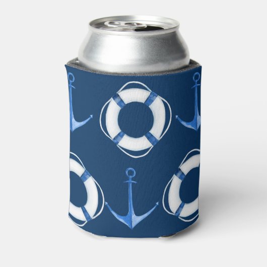 セイルライフ遠くにリングや輪およびいかりライフセーバー 缶クーラー (缶裏面)