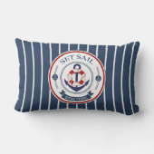 セイル海旅行の設定航海の ランバークッション (裏面)