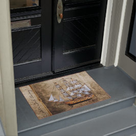 セイル遠くにス航海の- ドアマット