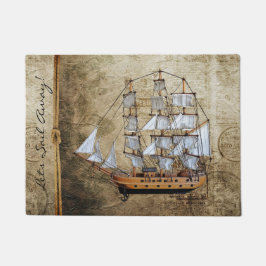 セイル遠くにス航海の- ドアマット