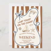 セイル遠くにバチェロレッテ 招待状 (正面)