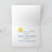 セイル遠くに誕生日 カード (内部)