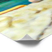 セイロツトロピカルビーチカラフルカタマラン ポスター (角)