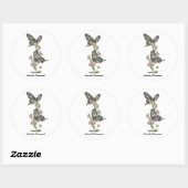 セイロンエレガントバラバター色 ラウンドシール (シート)