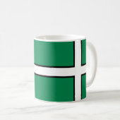 セイントペトロック州旗/デヴォンコーヒーマグ州旗 コーヒーマグカップ (正面右)